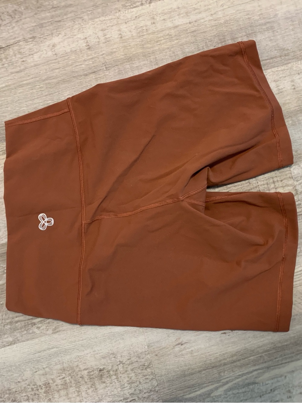 TNA Rust Brown Athletic Bike Shorts